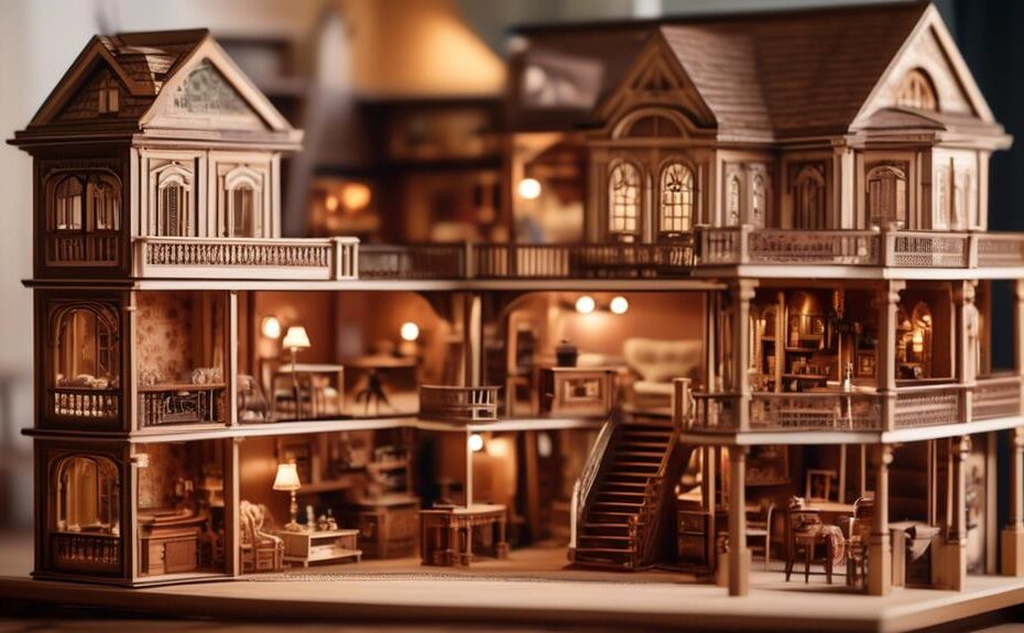 detailed dollhouse woodworking plans