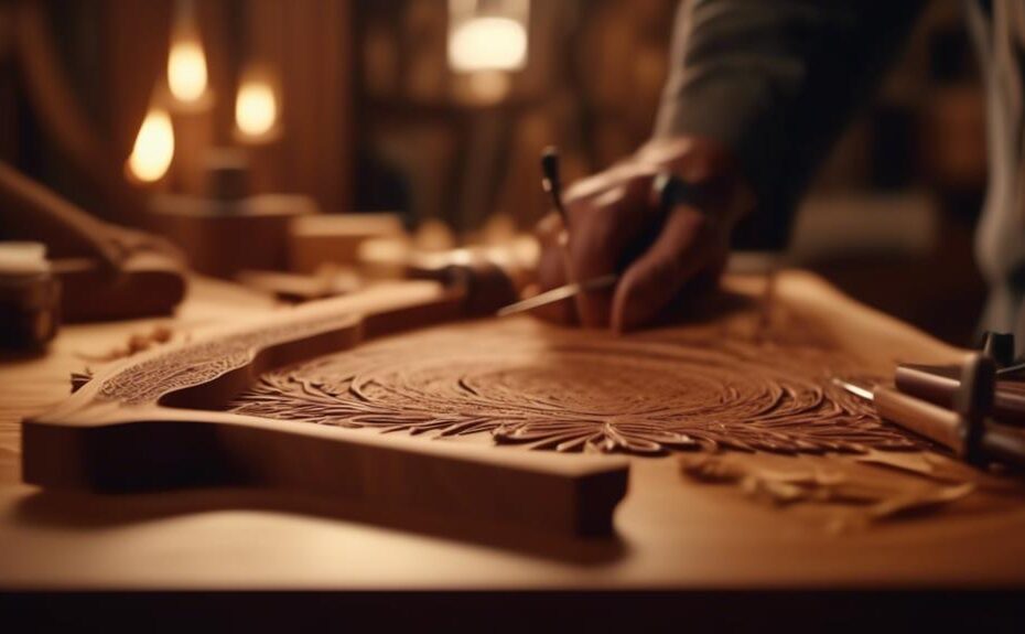 detailed woodworking craftsmanship and techniques