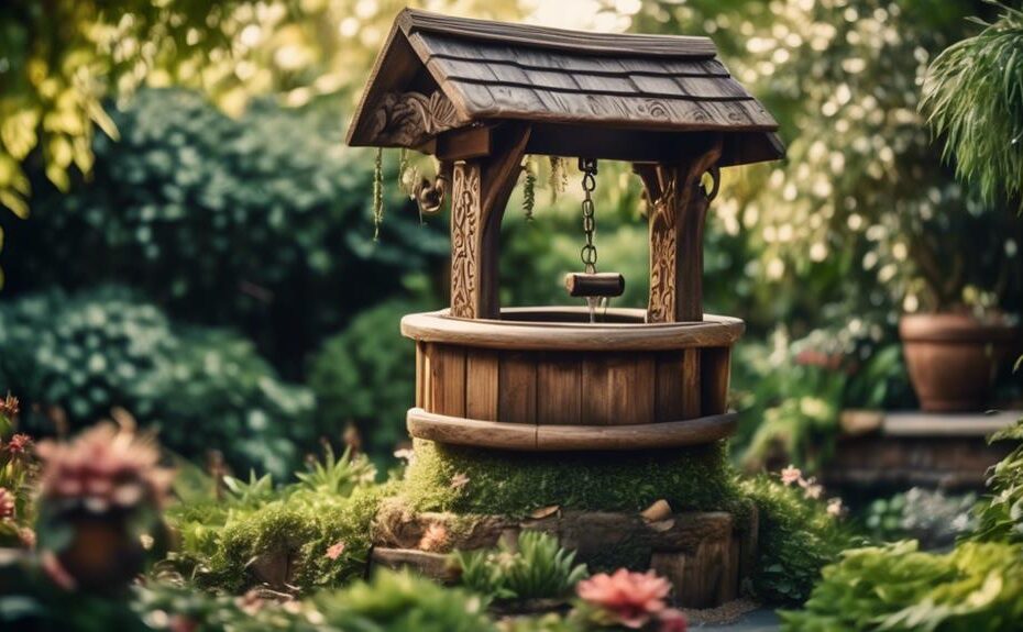 detailed woodworking plans for a wishing well