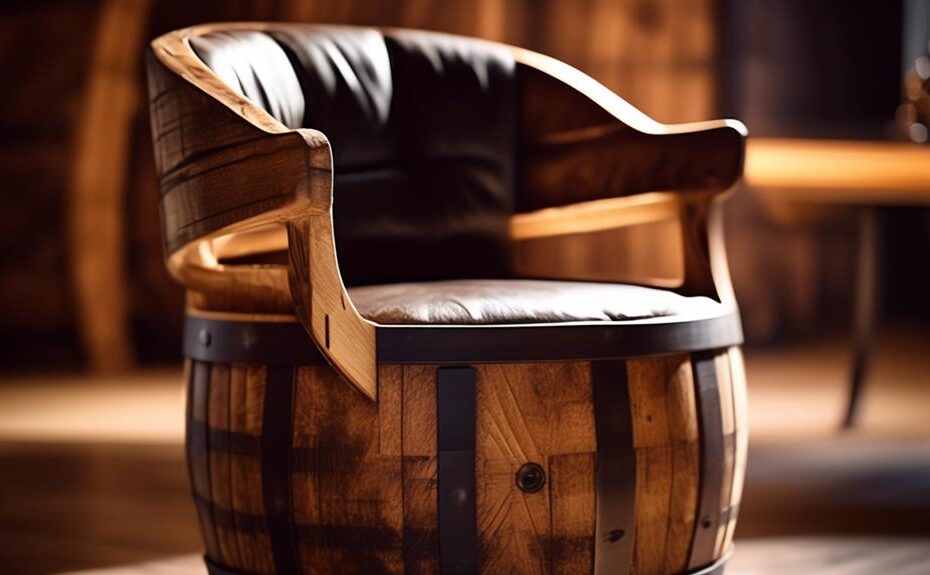 diy barrel furniture instructions