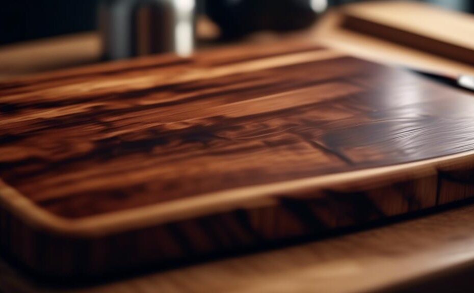 sealing and finishing cutting board