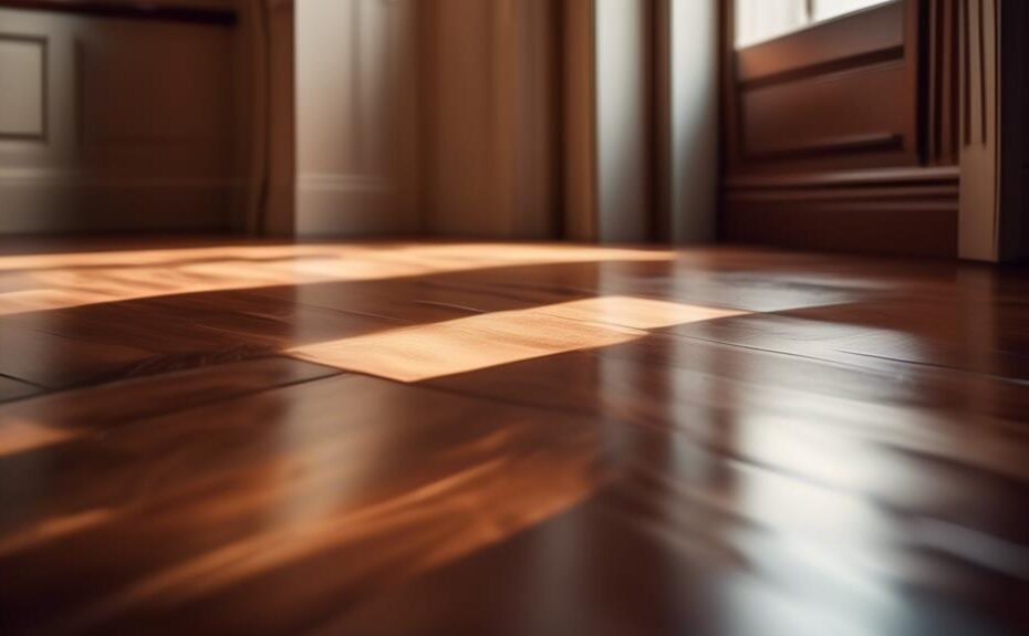 shiny hardwood floor perfection