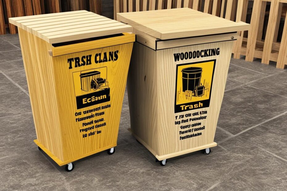 trash can woodworking plans