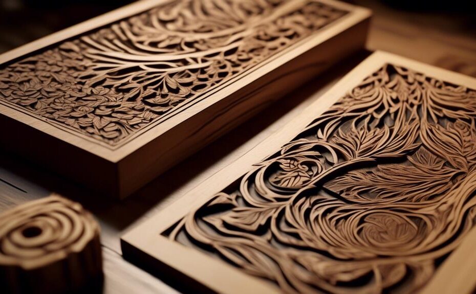 wood cuts and effects